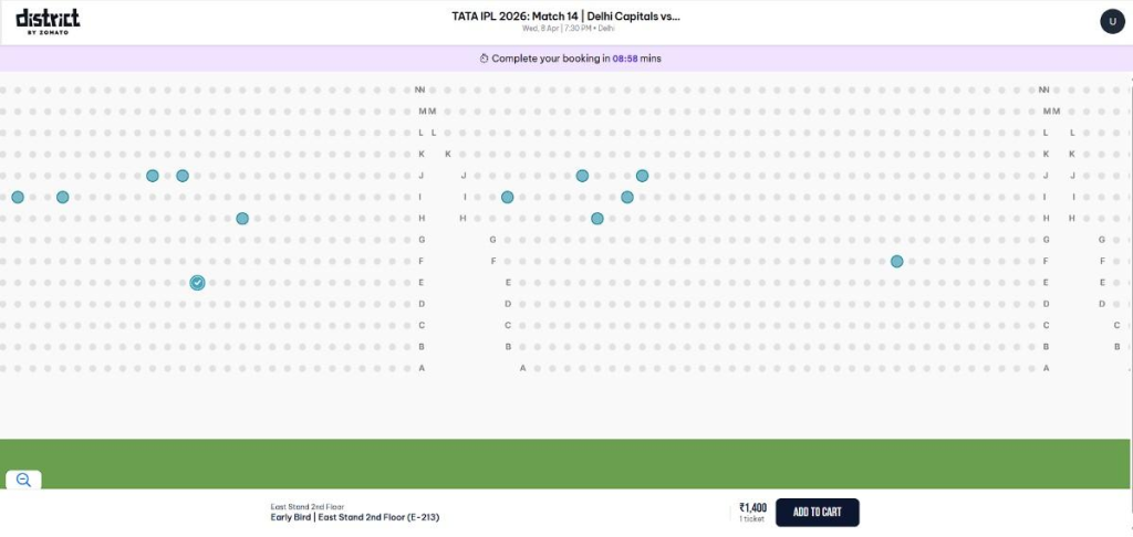 Select your seat Select your seat