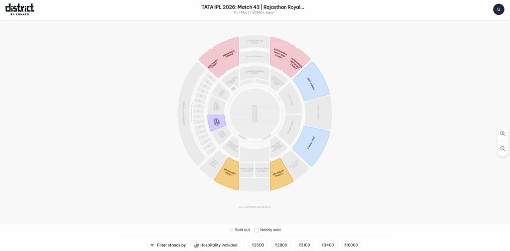 Click on Book Tickets