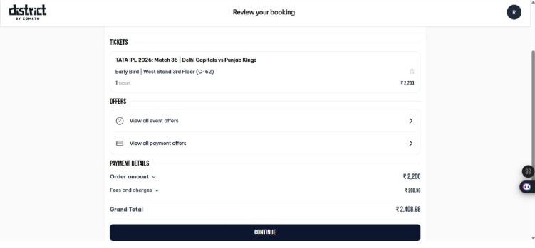 Complete Ticket Payment