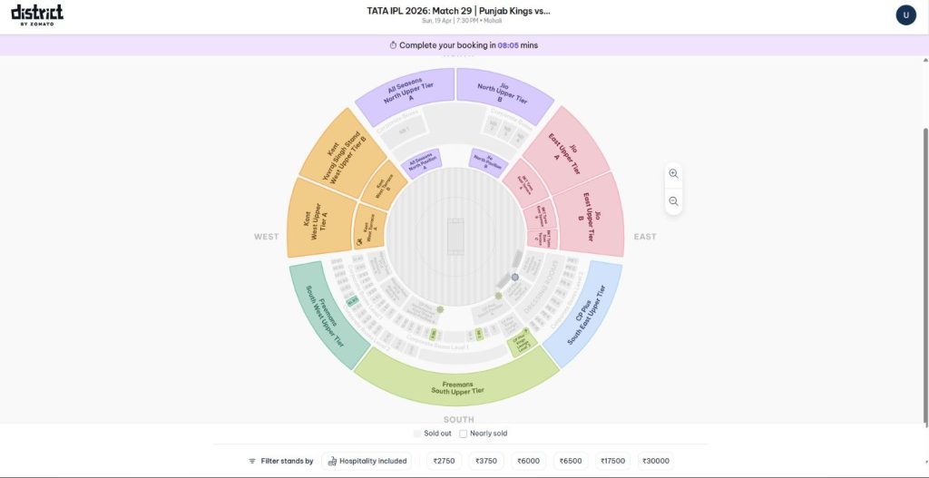 Explore the Seating Map