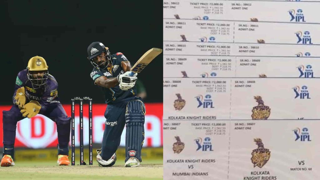 GT vs KKR IPL 2026 Match 25 Tickets
