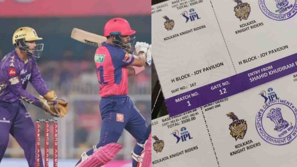 KKR vs RR IPL 2026 Match 28 Tickets