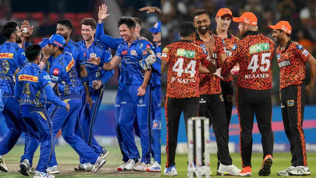 MI vs SRH Head To Head In IPL