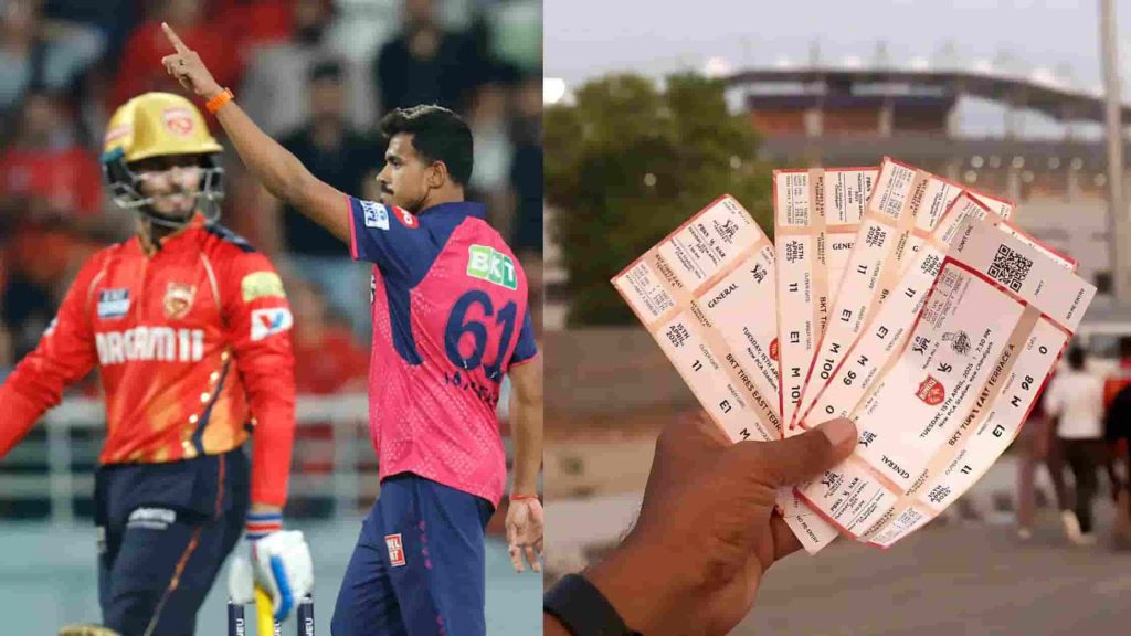 PBKS vs RR IPL 2026 Match 40 Tickets
