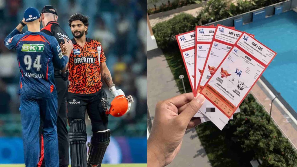 SRH vs LSG Match 10 IPL 2026 Tickets
