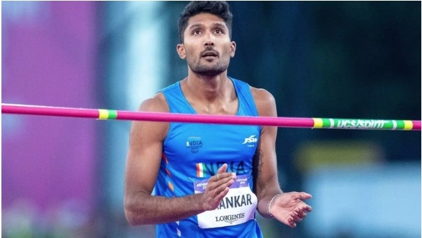 Tejaswin Shankar in 2026 Asian Indoor Athletics Championships Tejaswin Shankar in 2026 Asian Indoor Athletics Championships