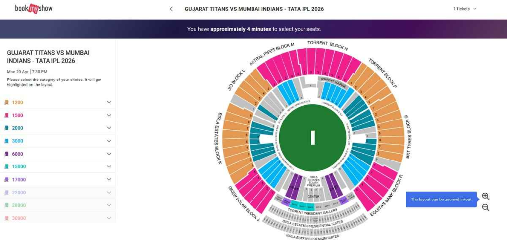 Explore the Stadium Seating Map