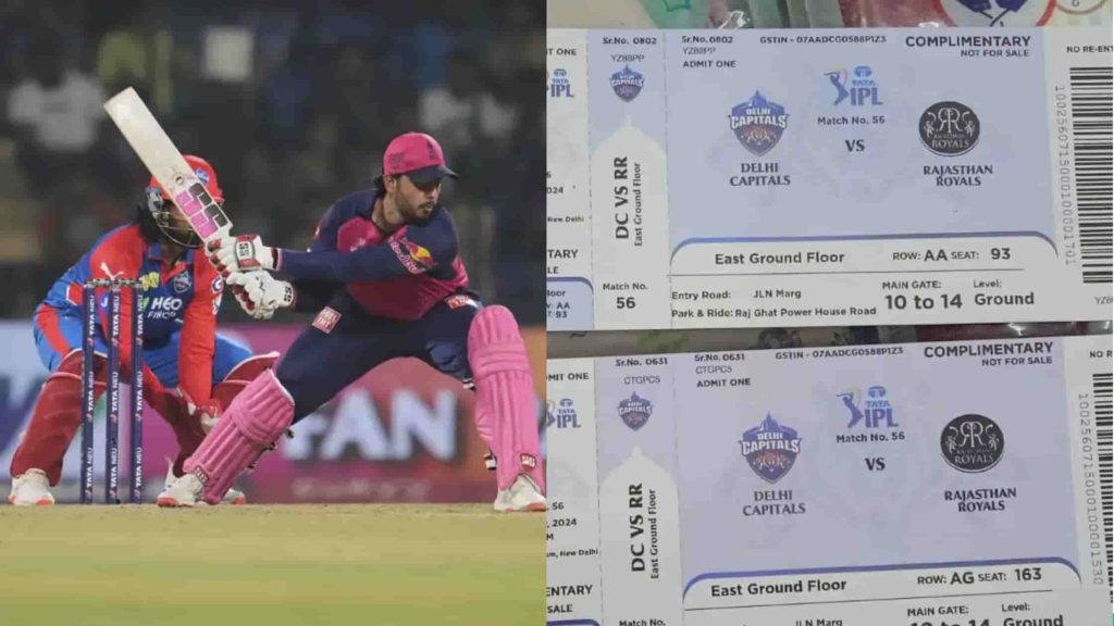 DC vs RR IPL 2026 Match 62 Tickets
