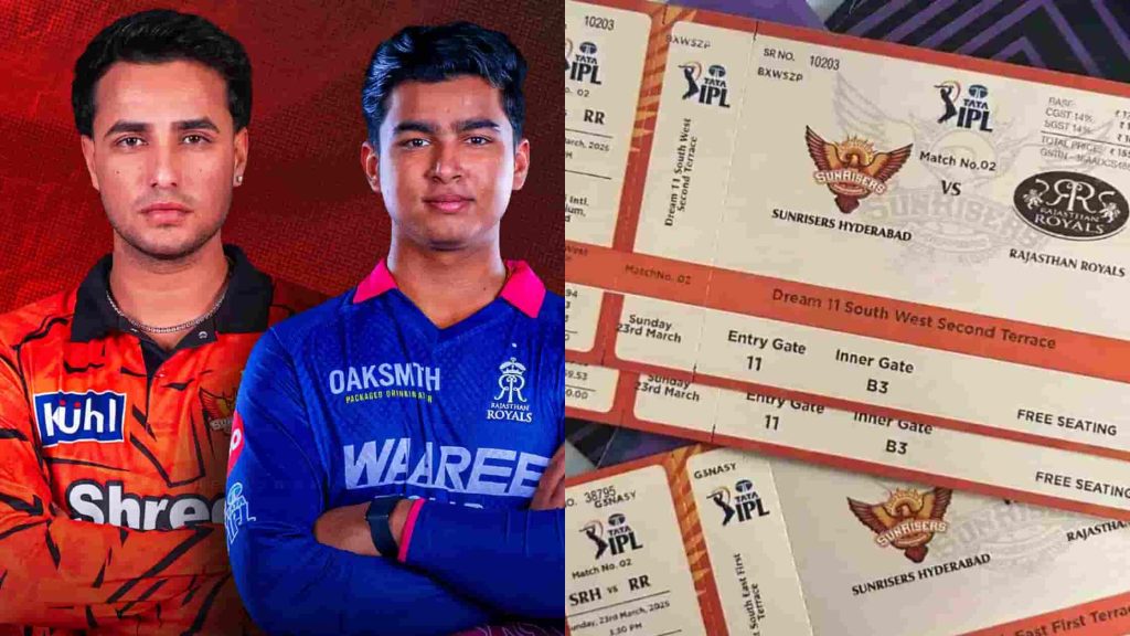 SRH vs RR Eliminator IPL 2026 Tickets