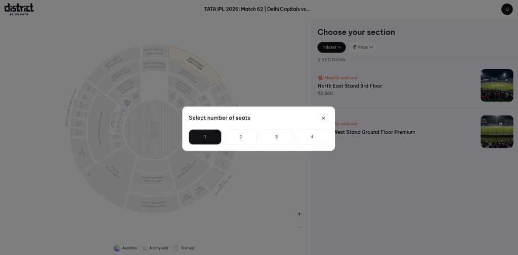 Select Your Seats Select Your Seats