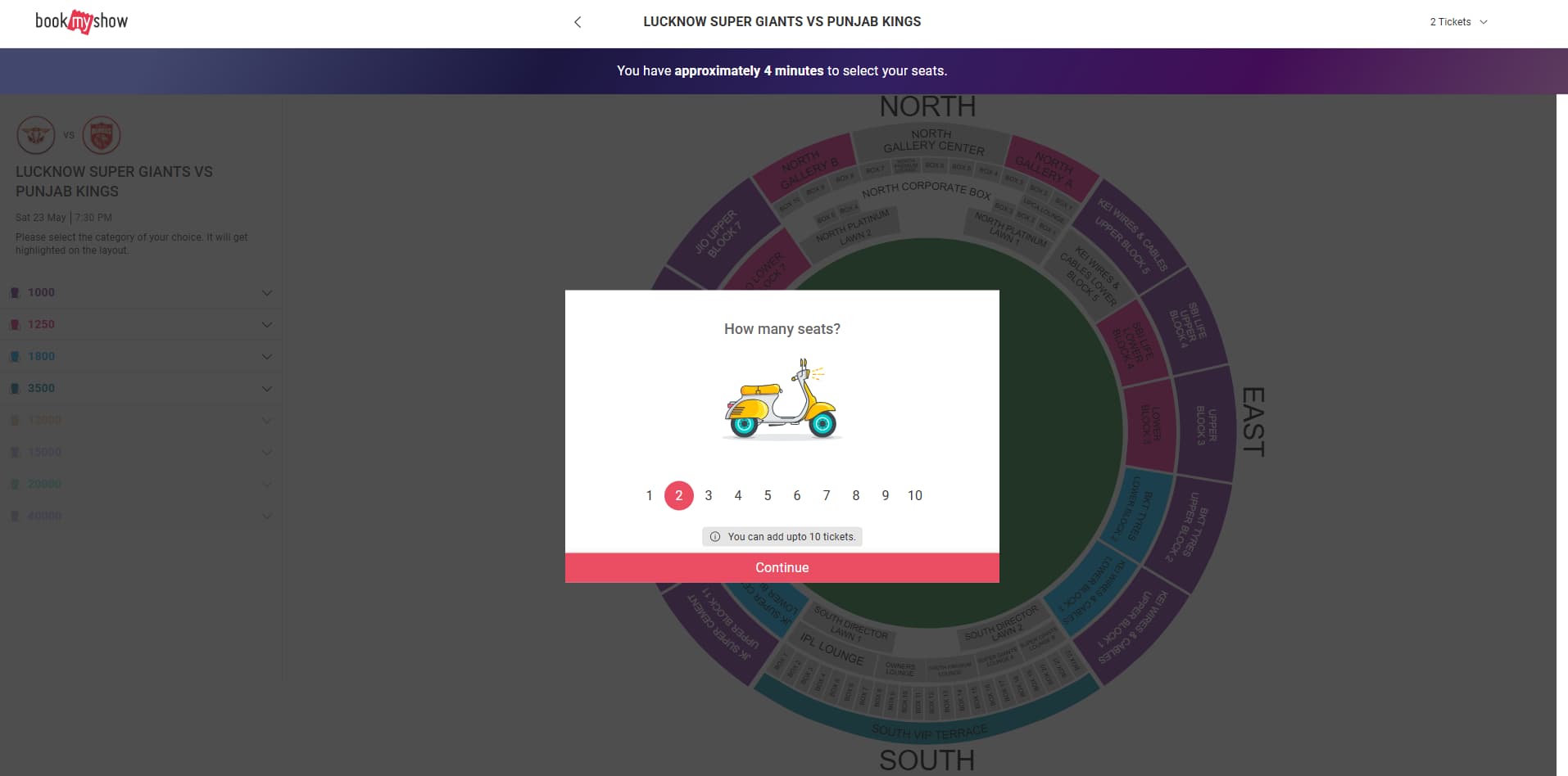 Select Your Seats Select Your Seats