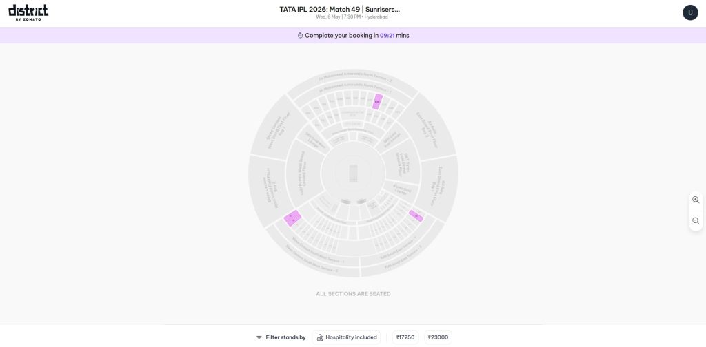 Select Your Ticket Category