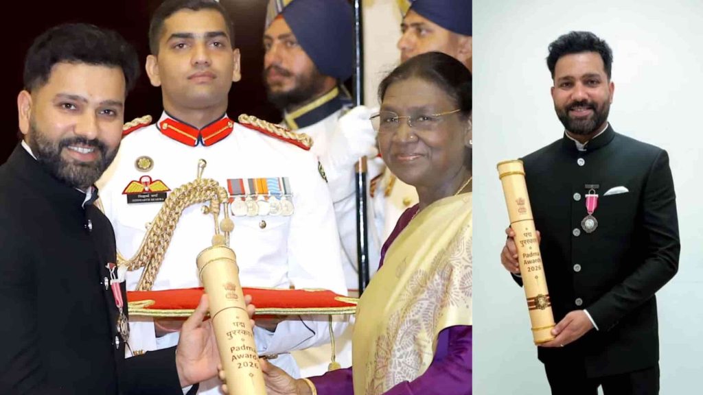 Rohit Sharma Honoured with Padma Shri Award in 2026